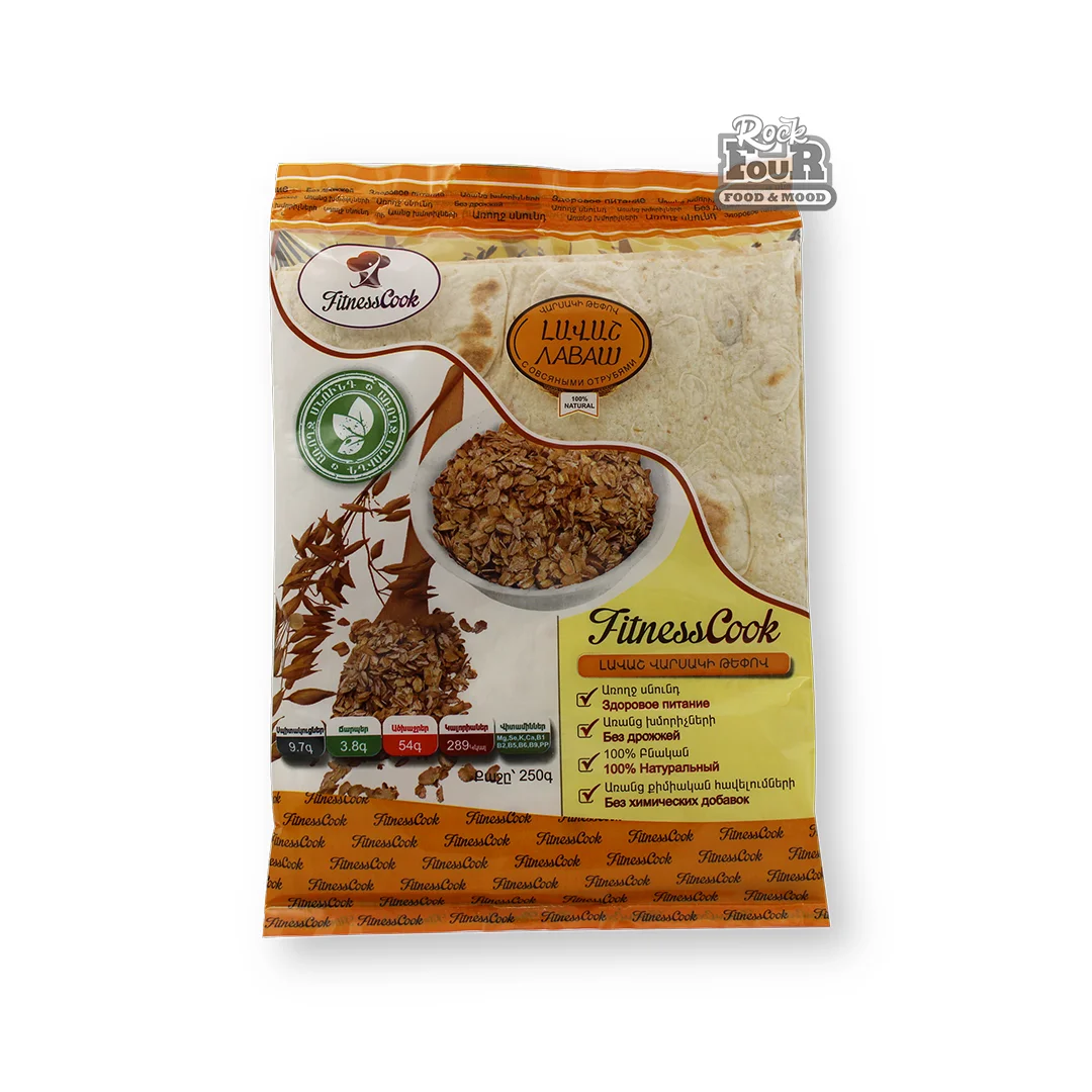 Lavash with oat bran "FitnessCook" 250g